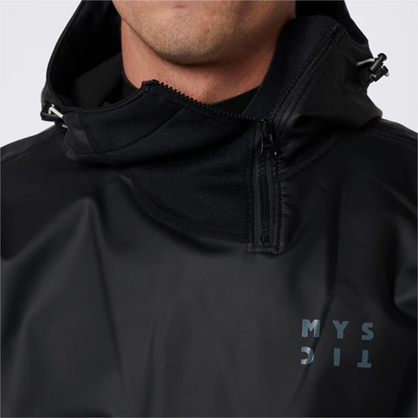 2026 Mystic Da Uomo Storm Softshell Hoodie 35017.230350 - Black